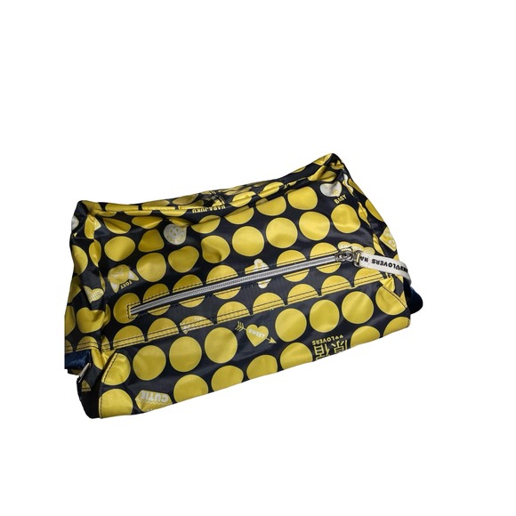 Marukuma Lovers Harajuku Crossbody Bag Yellow Polka Dot Kawaii Y2K - Picture 3 of 11